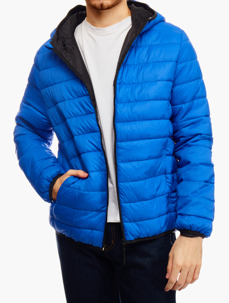 Electric Blue Puffer Jacket
